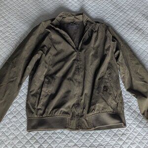 French Connection Harrington Jacket Olive Green Men's Medium